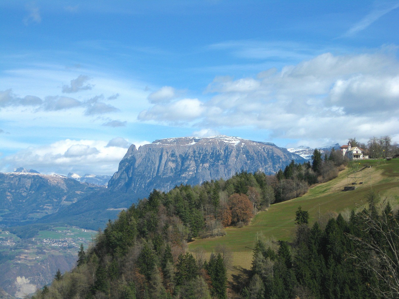 south tyrol landscape sky free photo