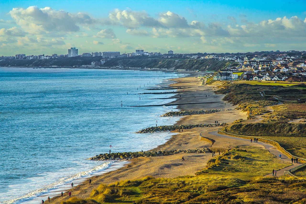 southbourne beach panorama free photo