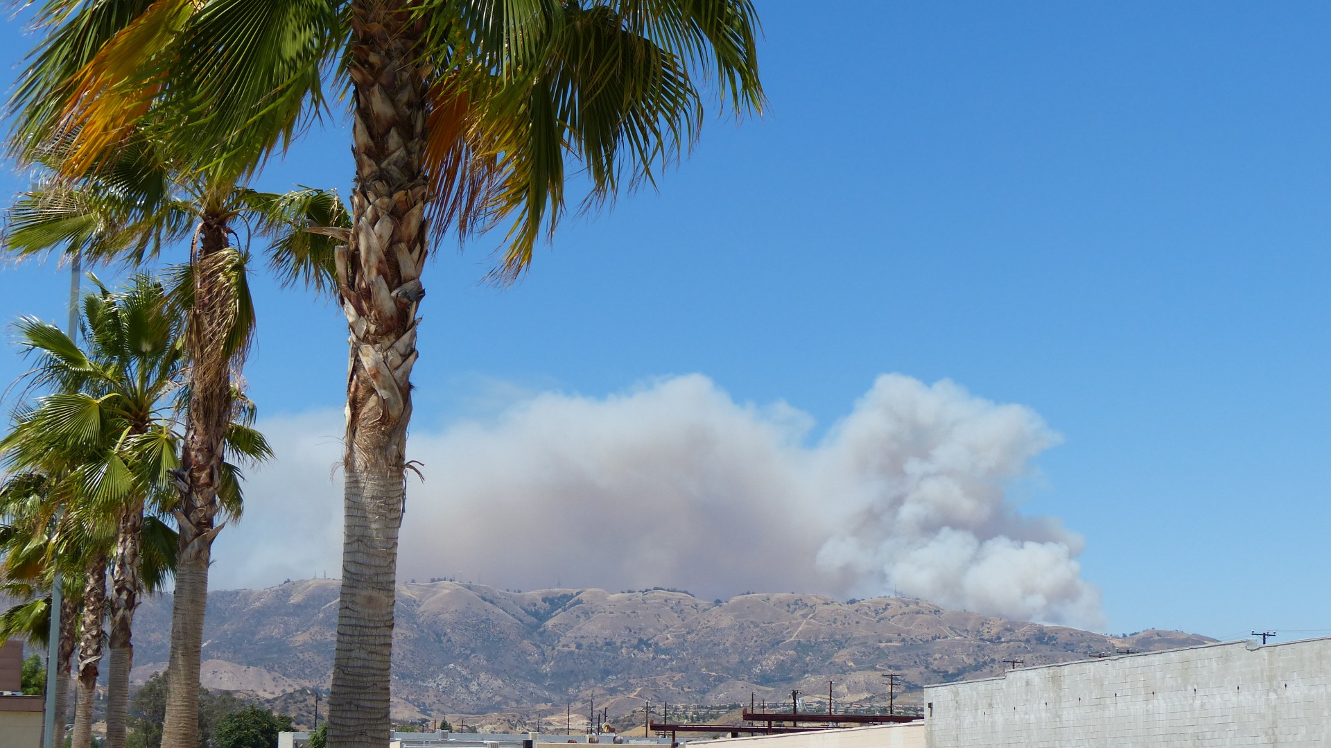 fire smoke southern california free photo
