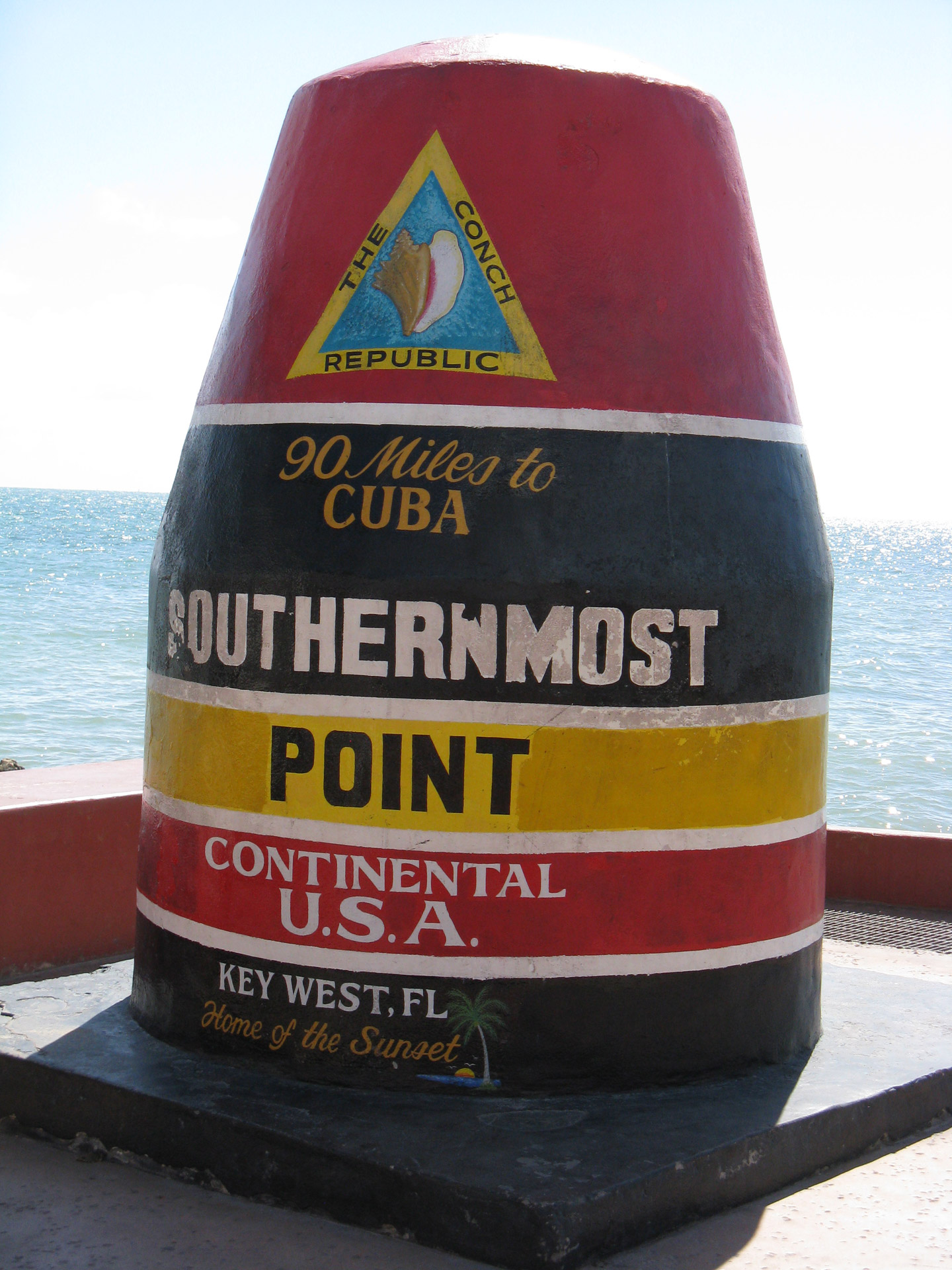 southern most point 90 miles to cuba key west free photo