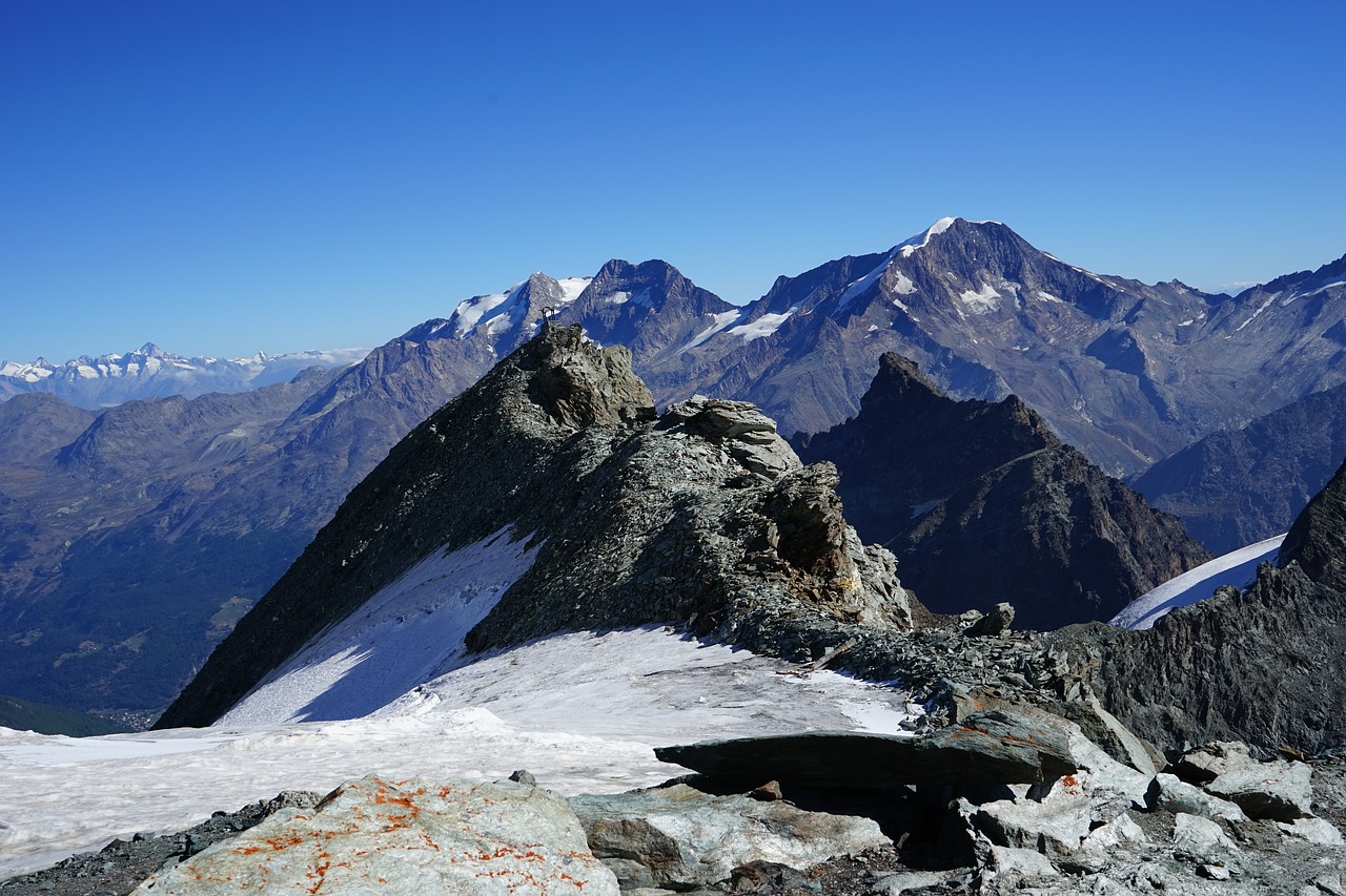 sowing mountains swiss alps free photo