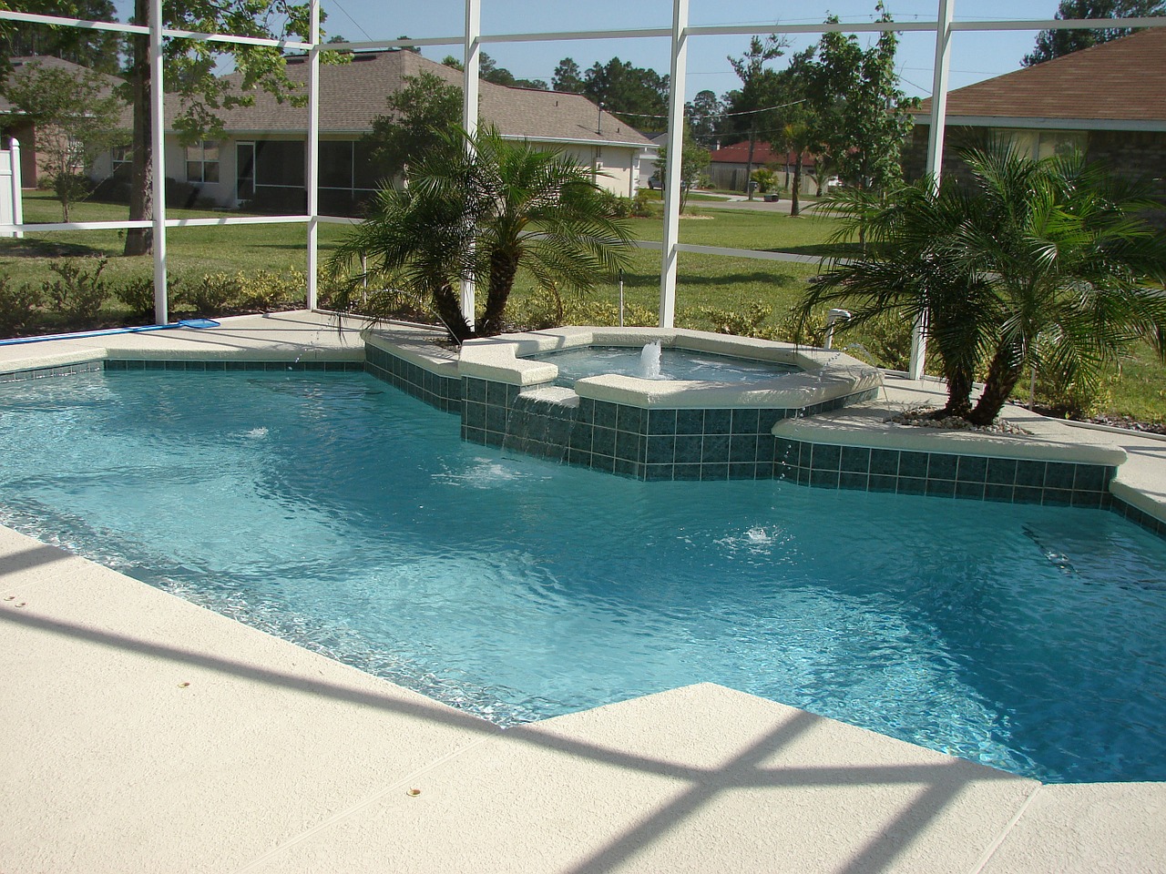 spa pool deck free photo