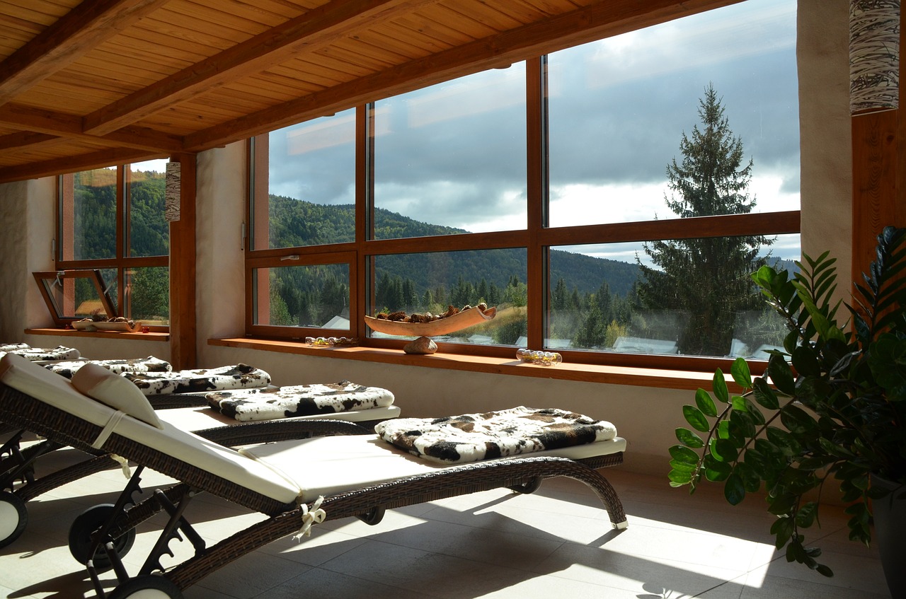 spa relax window view free photo