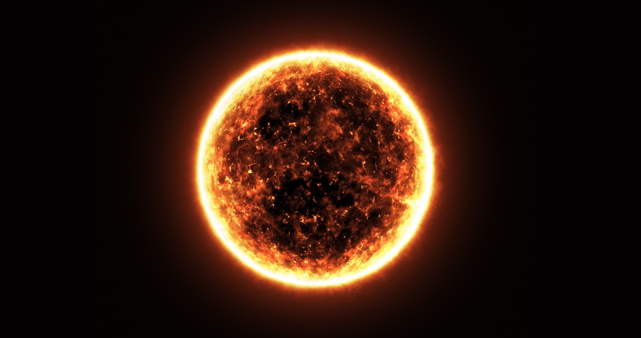 space sun planet free photo