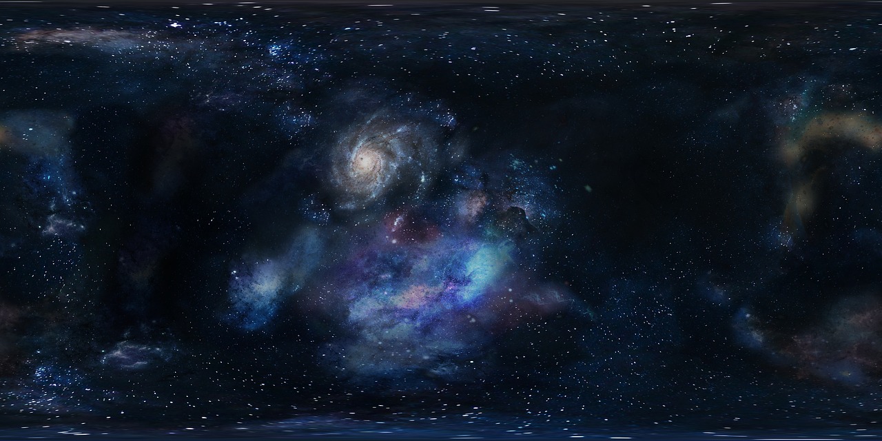 space panorama galaxy free photo