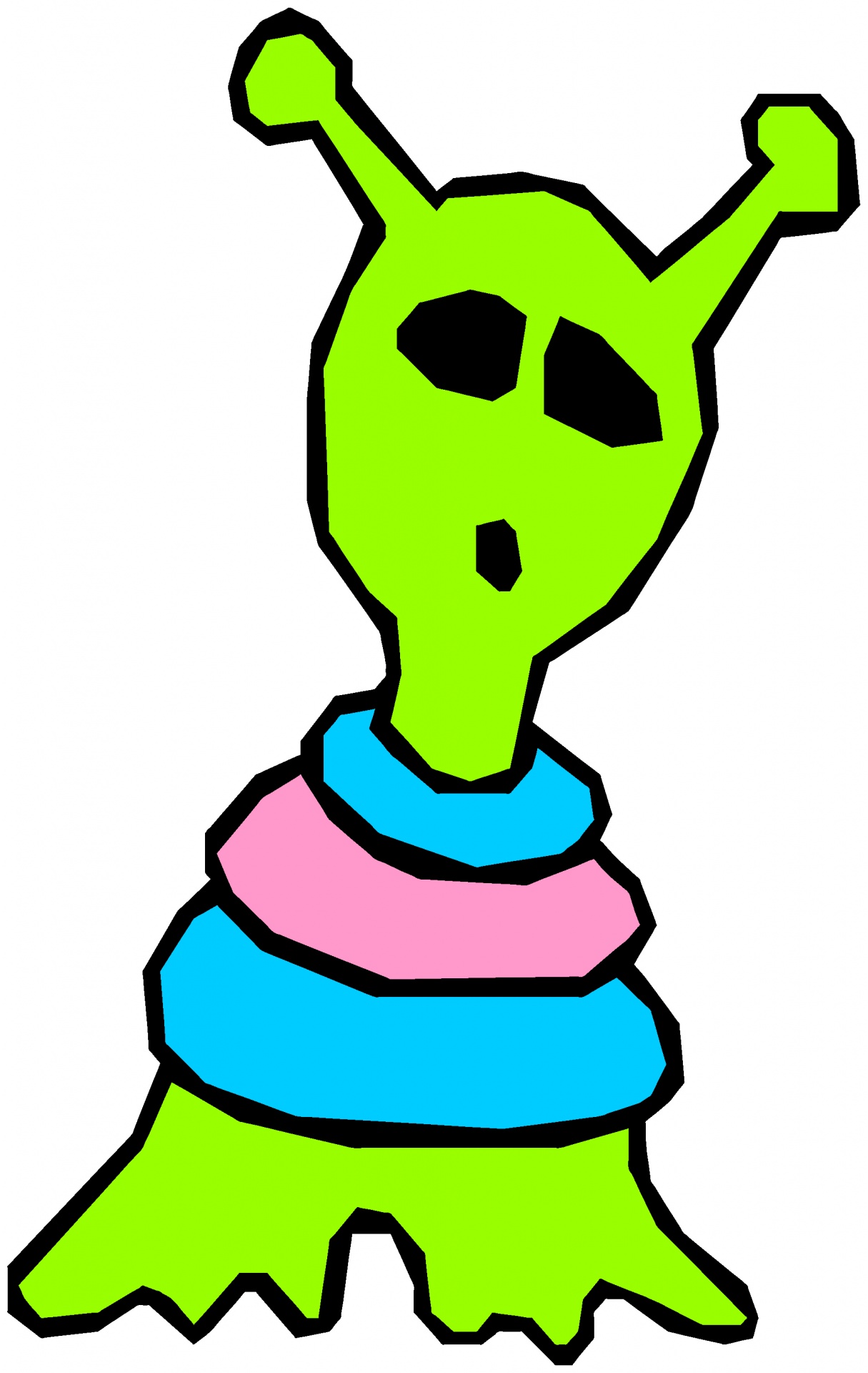 Костюм инопланетянина рисунок детский