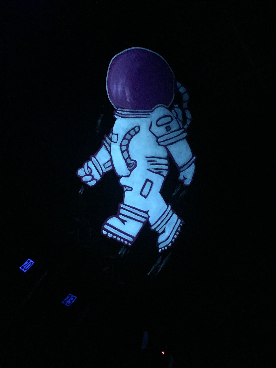 space man lasertag glow free photo