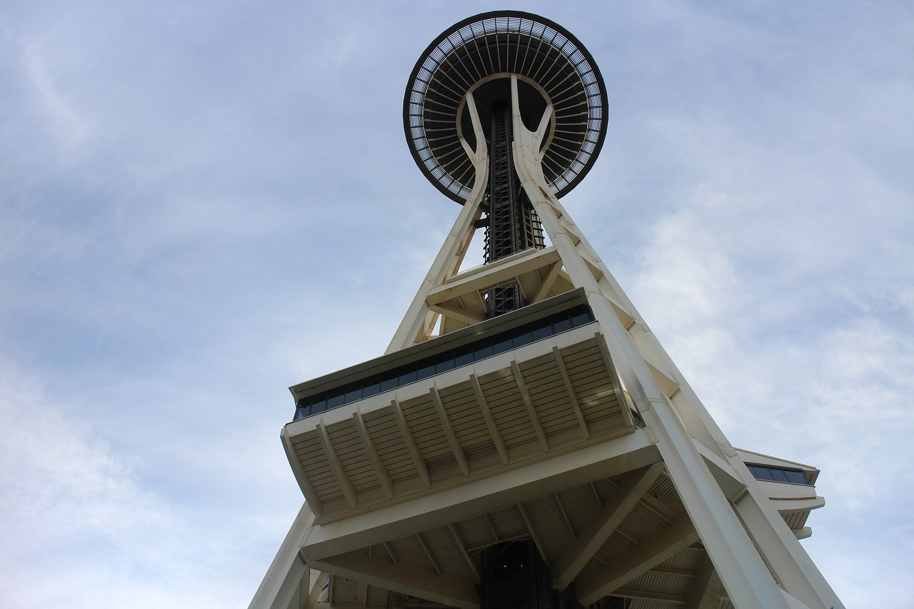 space needle for from architecture free photo