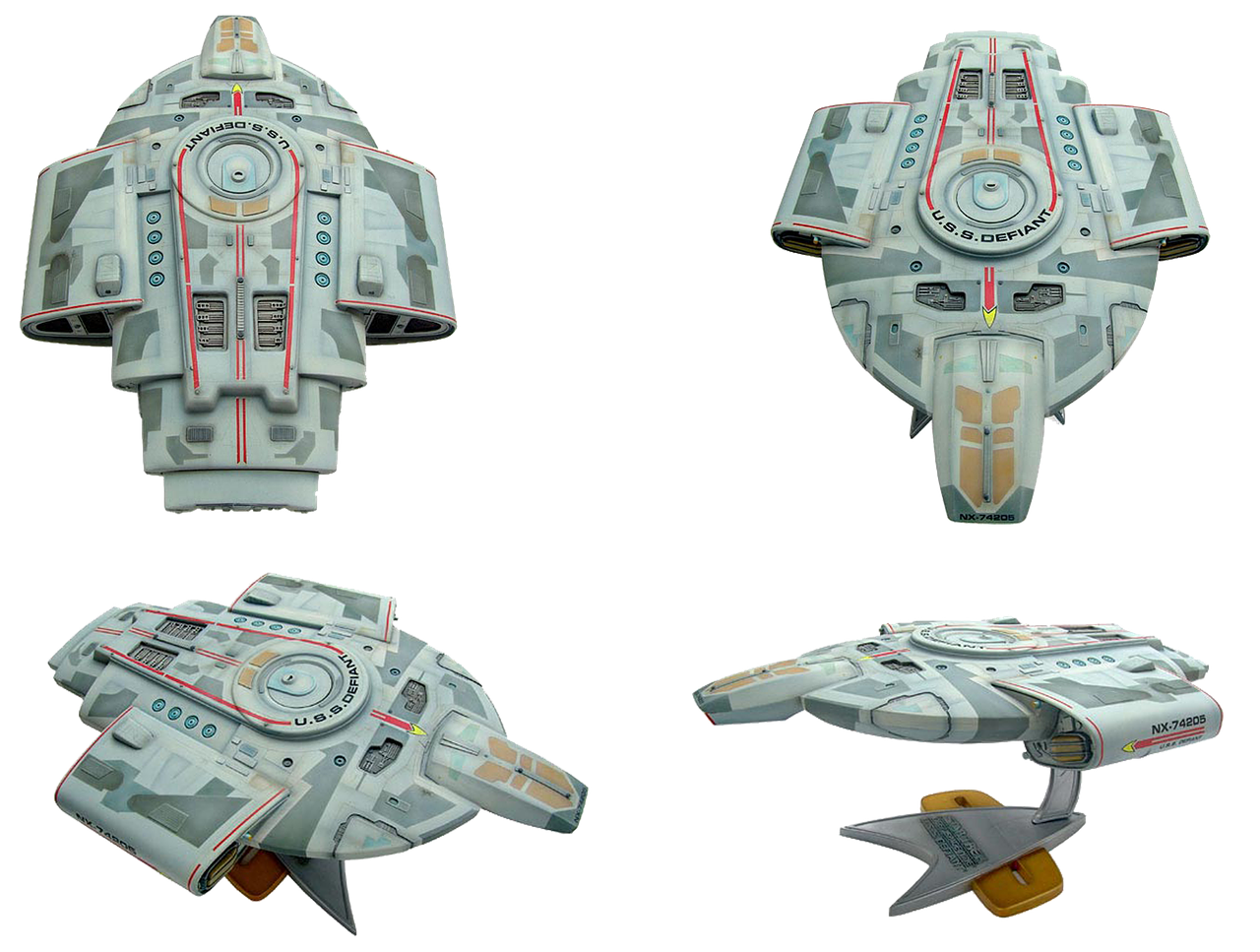 space ship model star trek uss defiant free photo