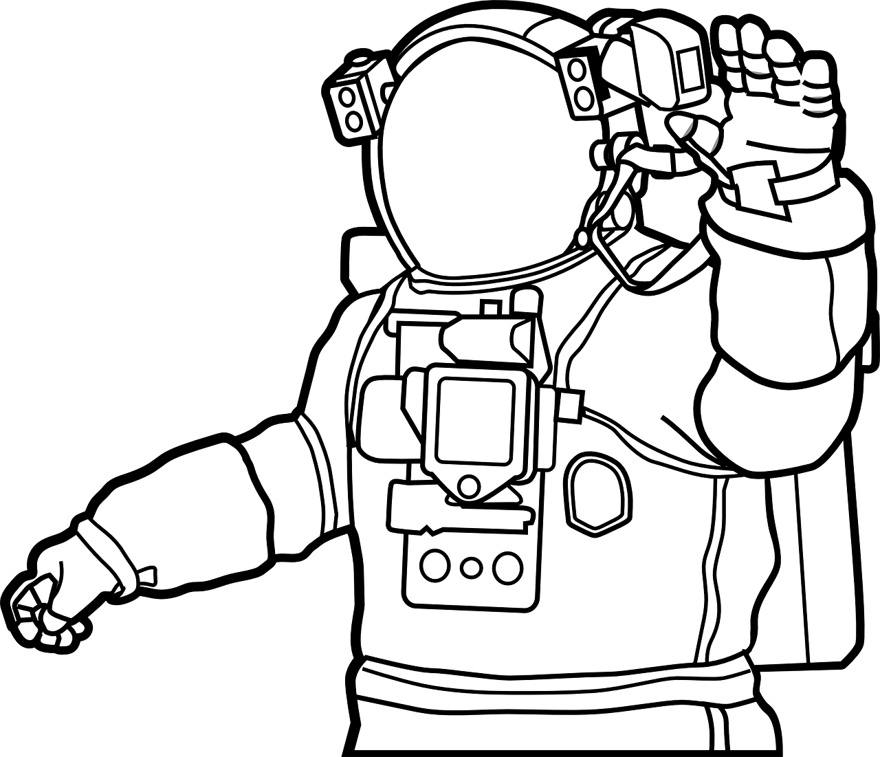 space suit astronaut helmet free photo