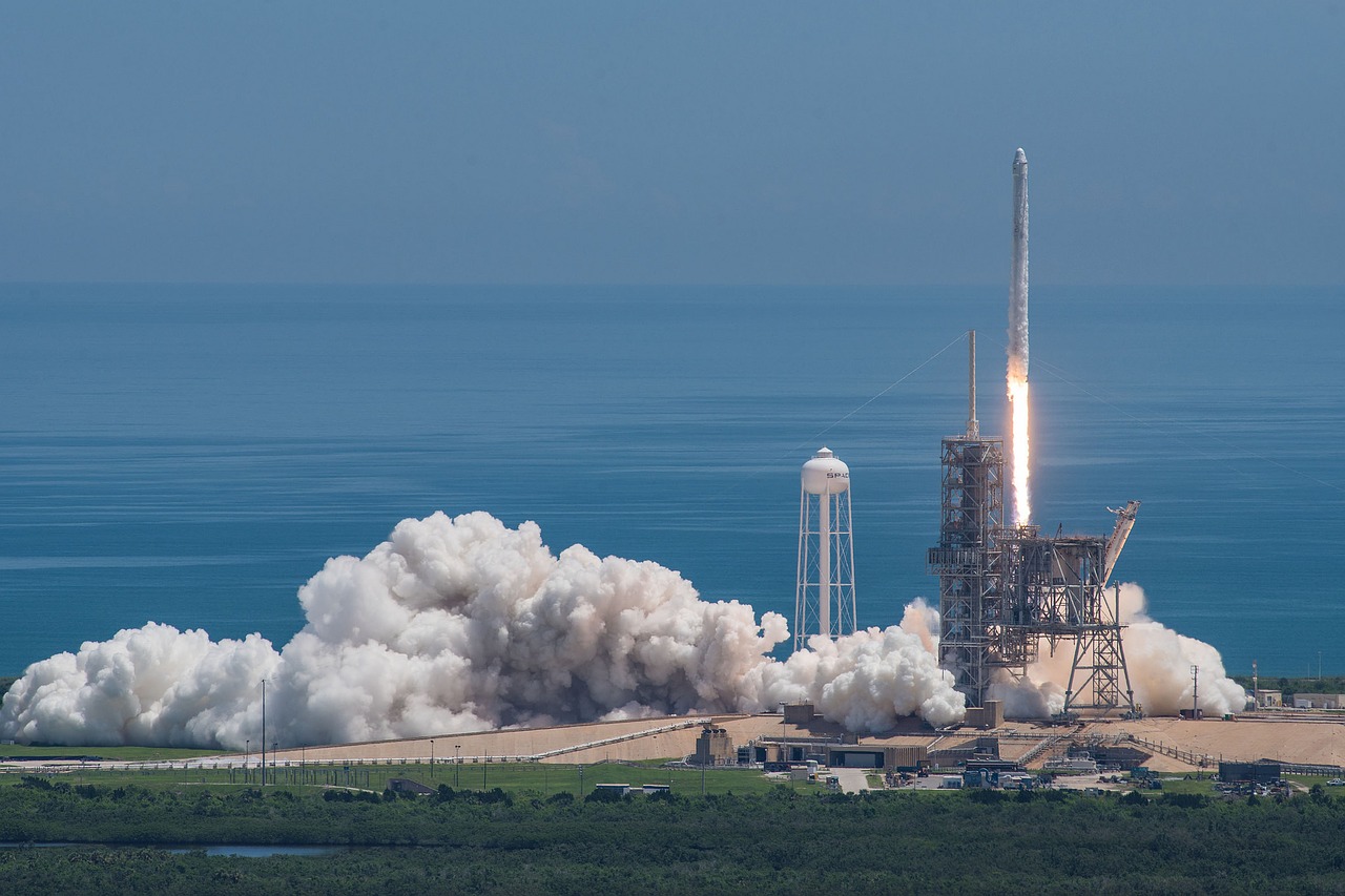 spacex launch space free photo