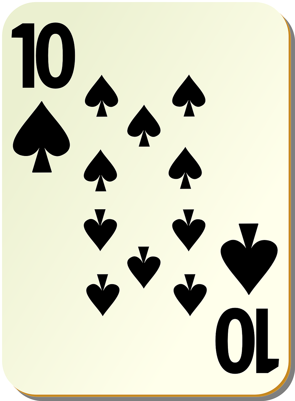 spades ten 10 free photo