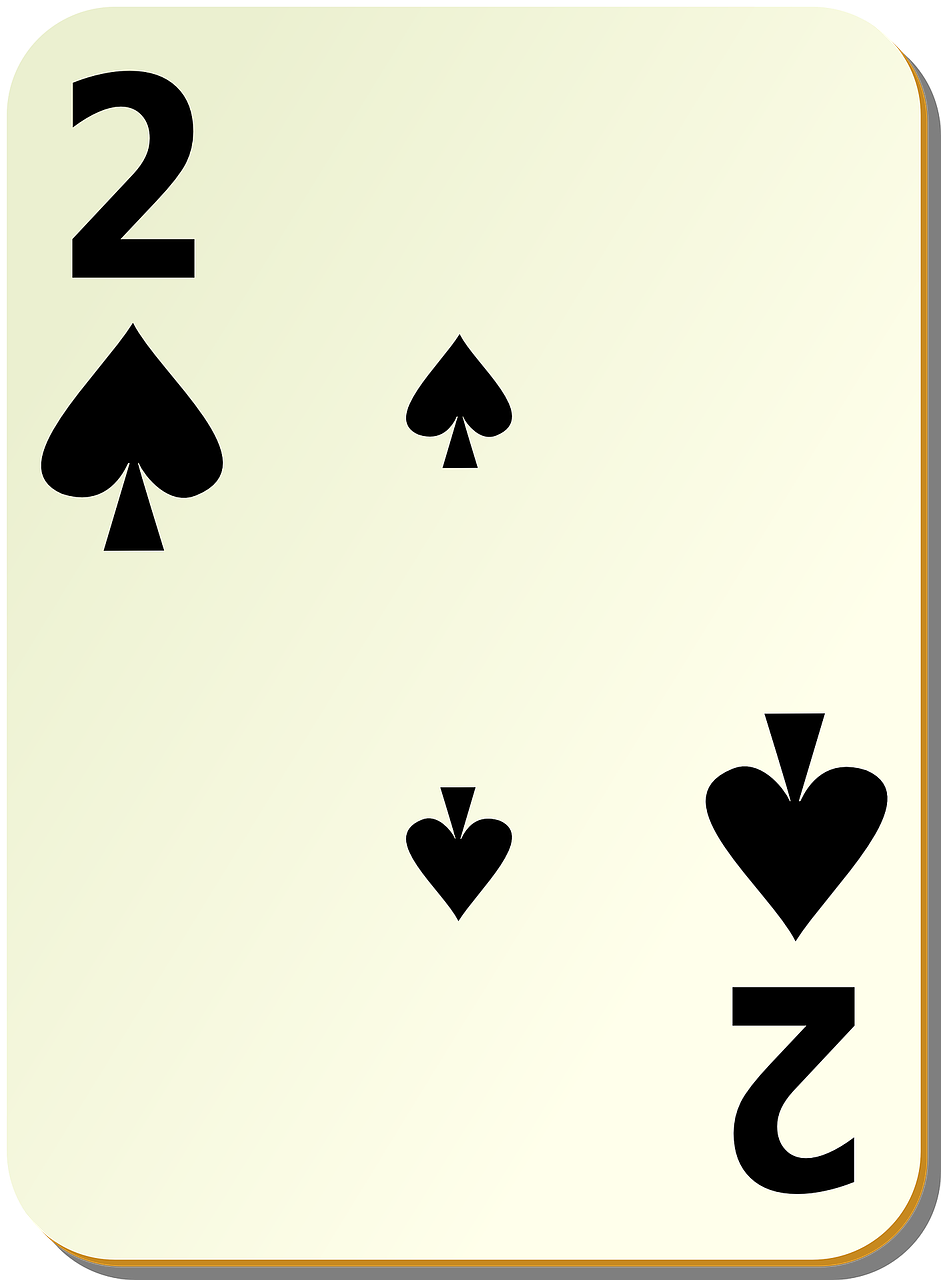 spades two 2 free photo