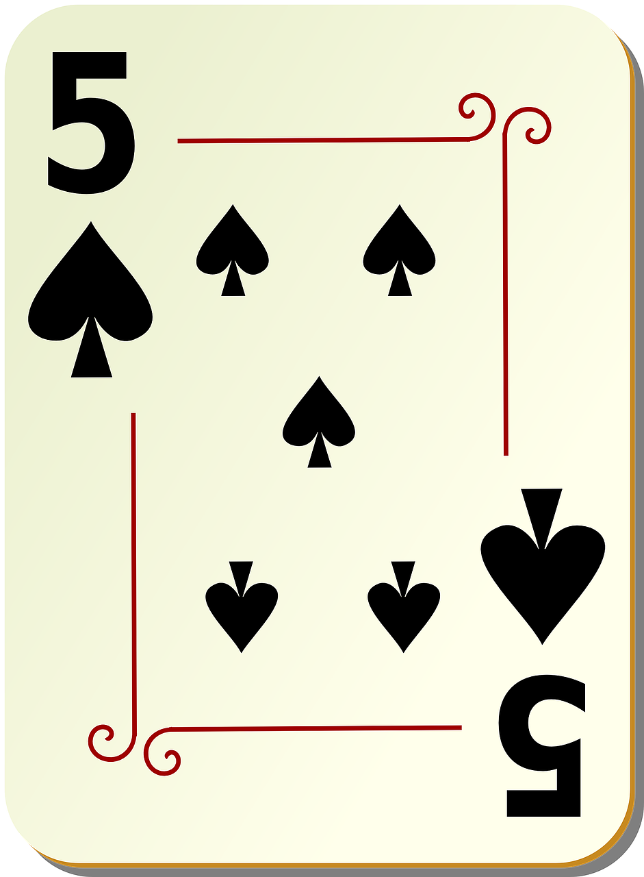 spades five 5 free photo