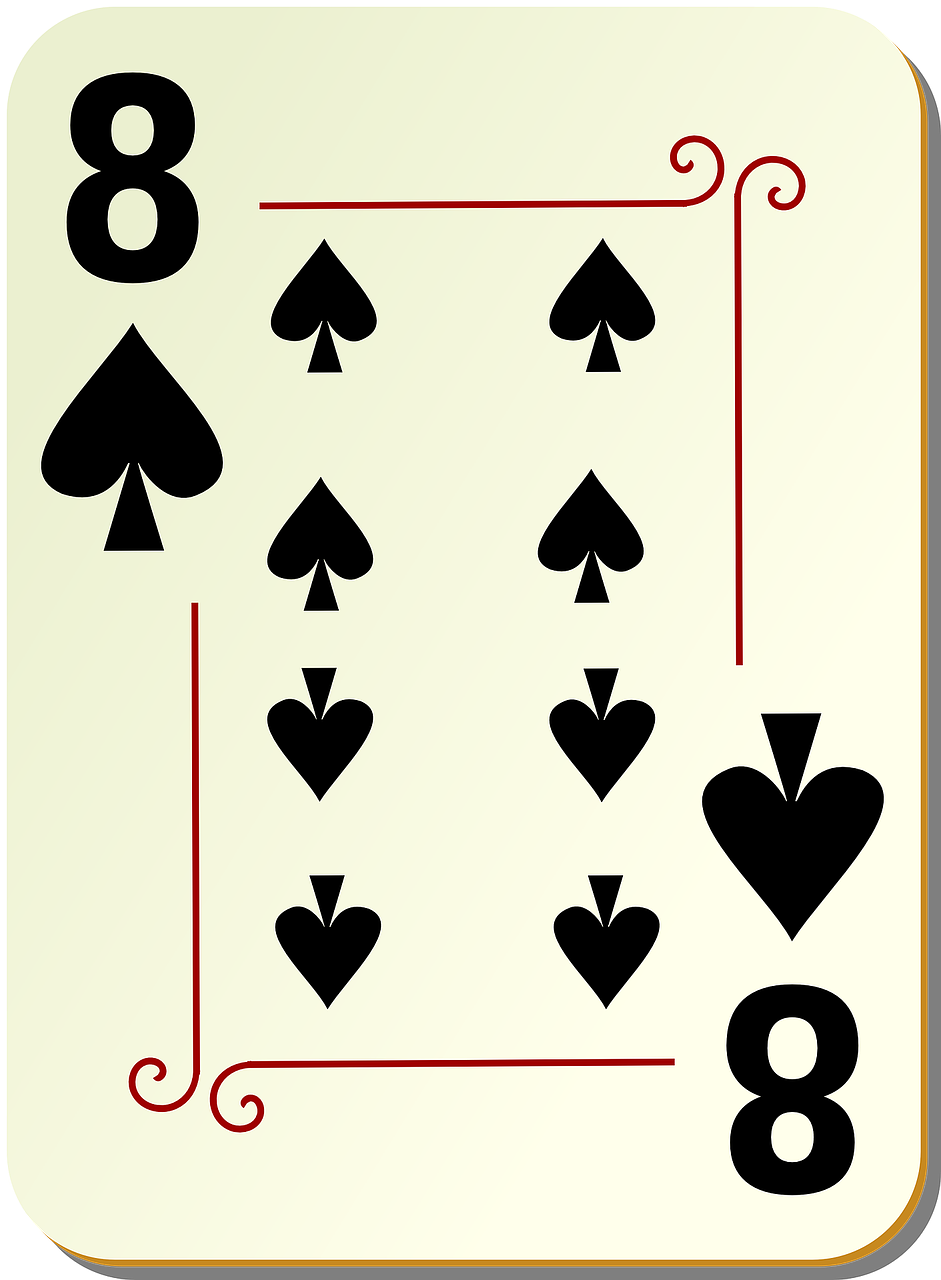 spades eight 8 free photo