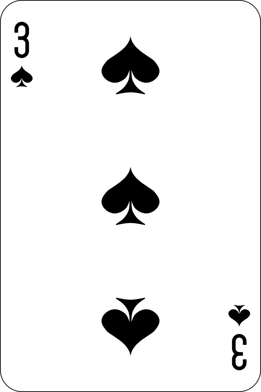 spades three deck free photo