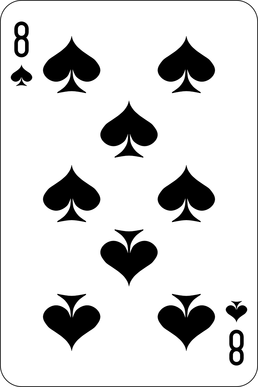 spades eight deck free photo