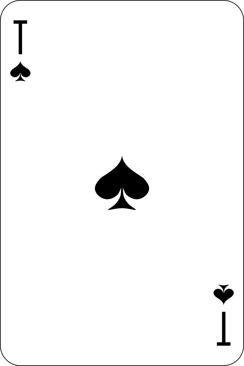 spades ace deck free photo