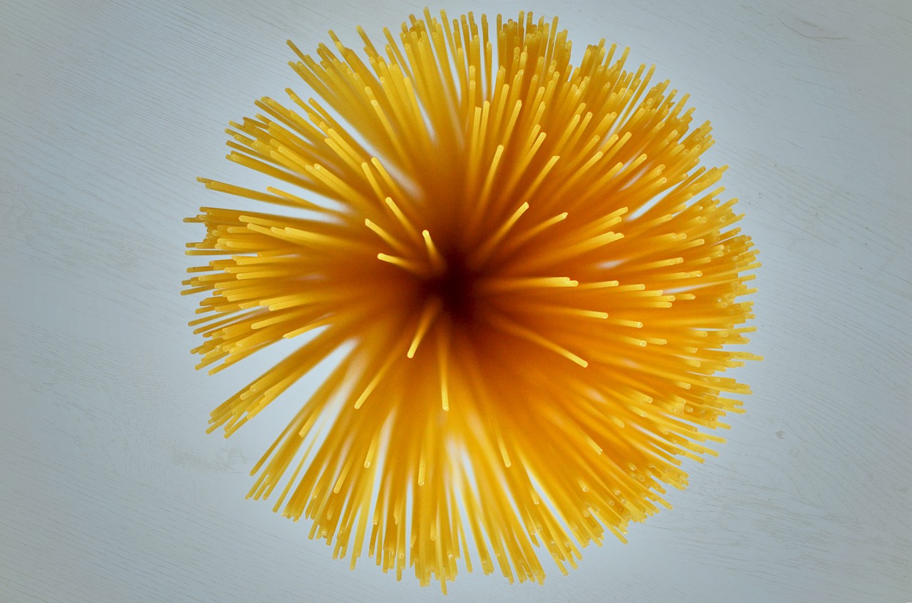spaghetti pasta yellow free photo