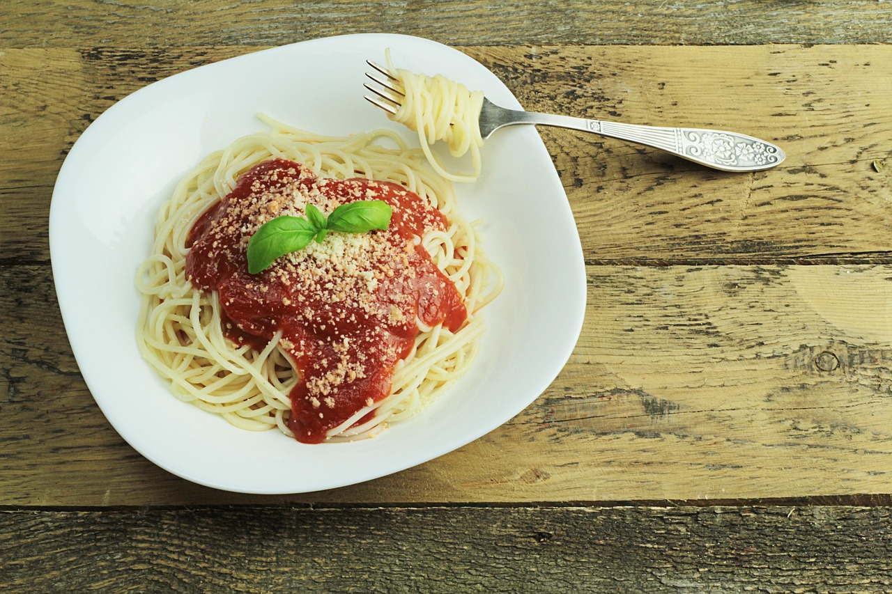 spaghetti pasta food free photo