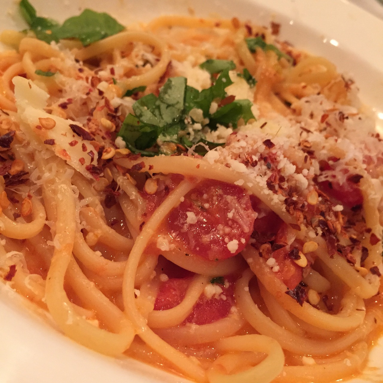 spaghetti pasta sauce free photo