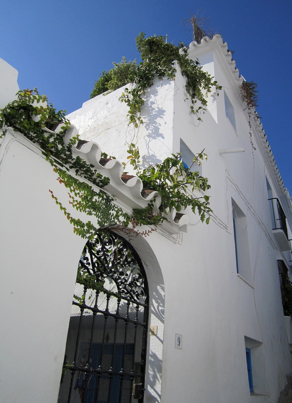 spain frigiliana the white village free photo