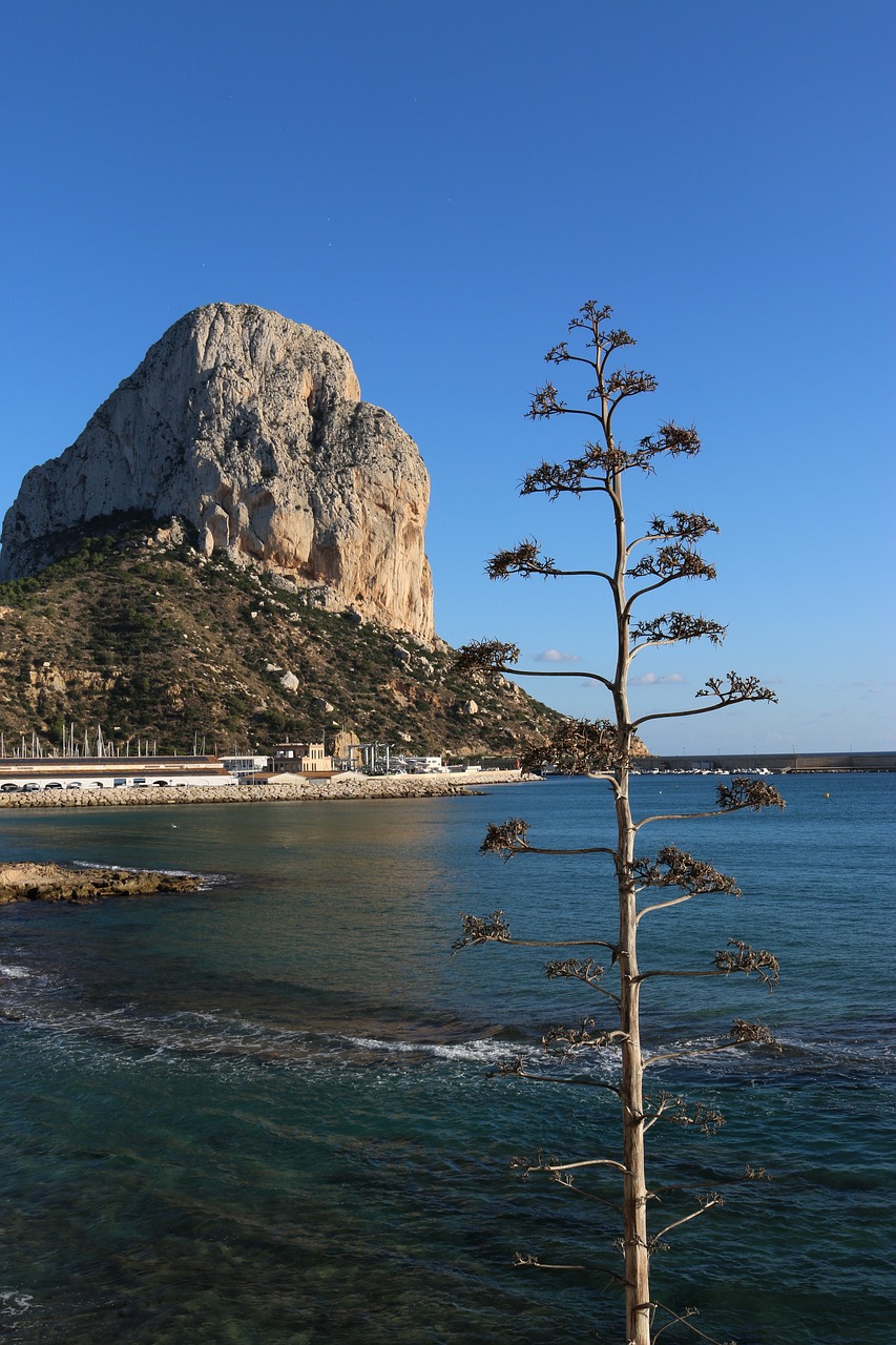 spain sea rock free photo