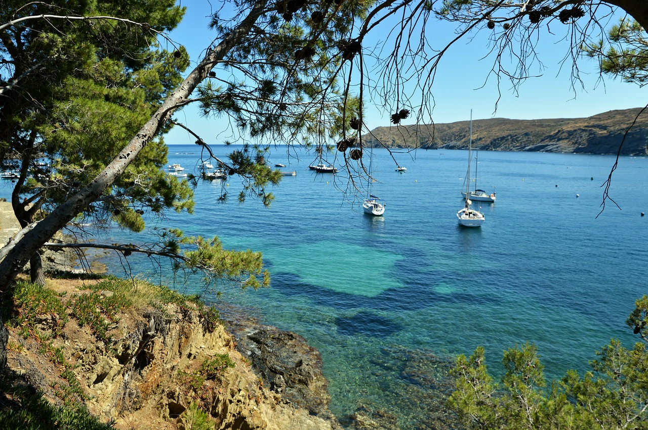 spain sea the coast free photo