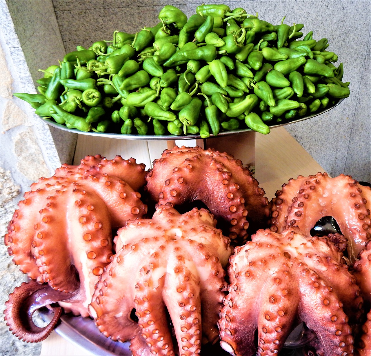 spain food octopus free photo