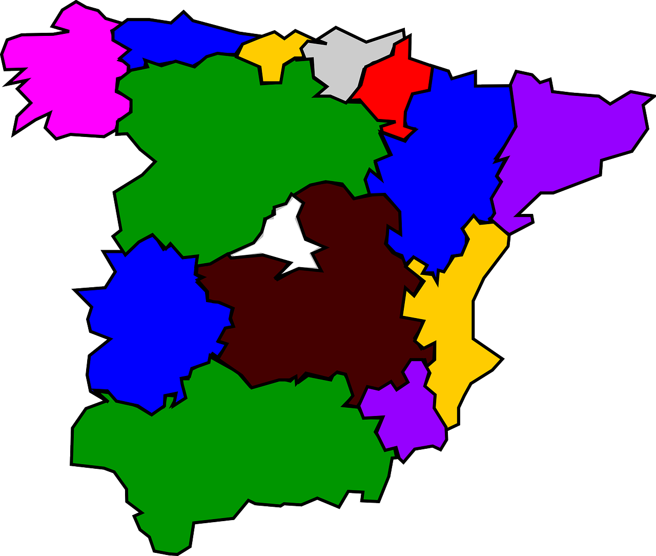 spain country geography free photo