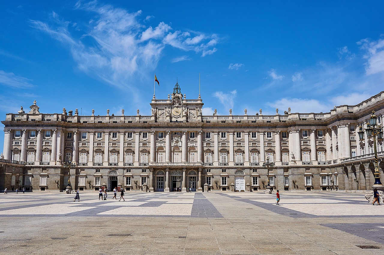 spain madrid palace free photo