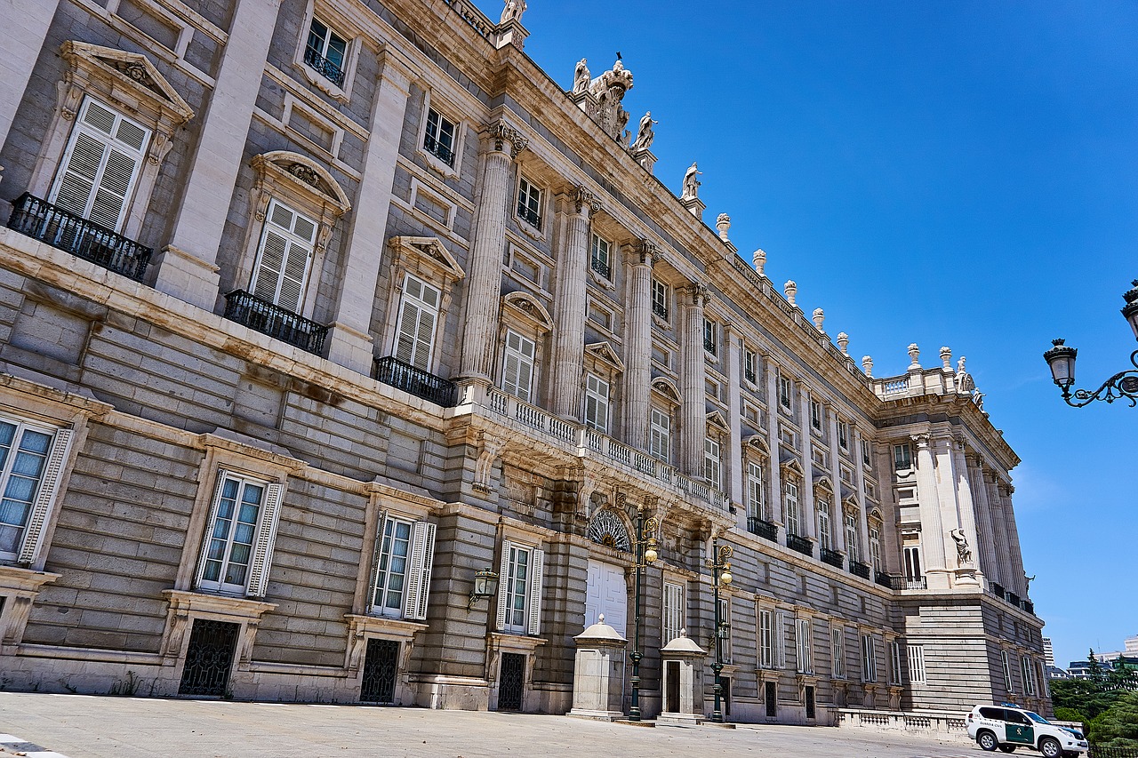 spain madrid palace free photo