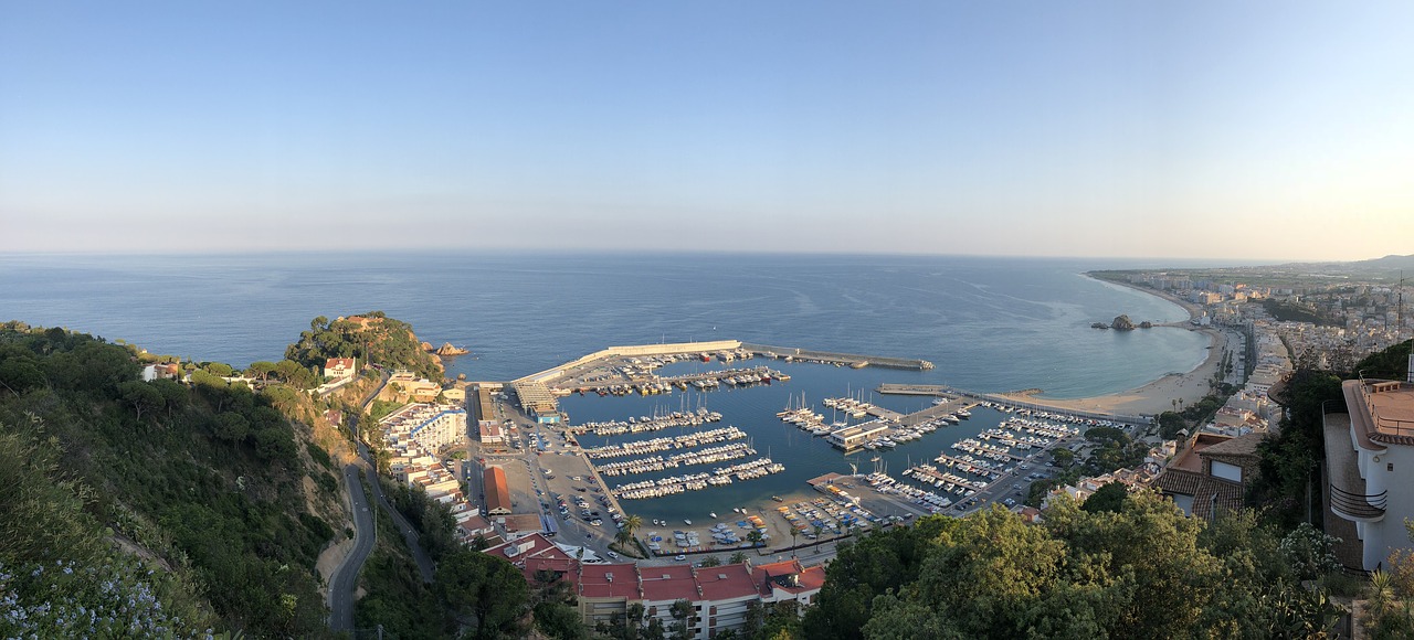 spain  blanes  sea free photo