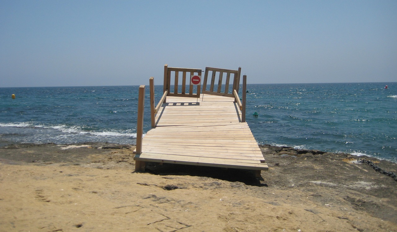 spain jetty to nowhere no entry free photo