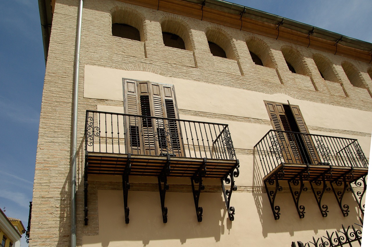 spain lorca balconies free photo