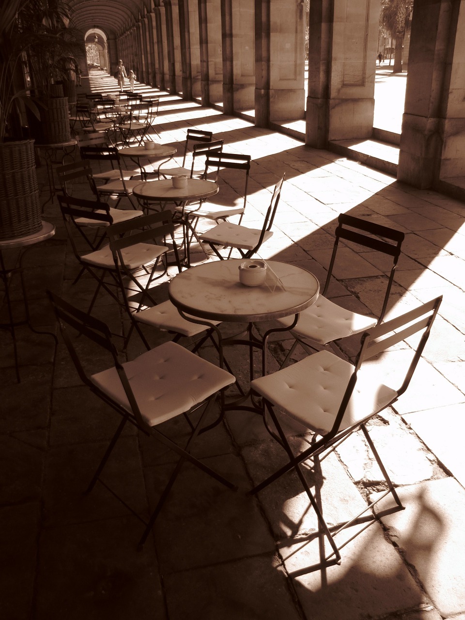 spain barcelona chairs free photo