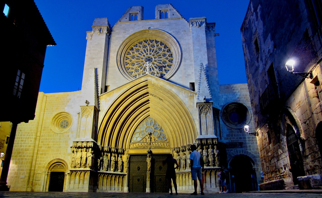 spain tarragona abendstimmung free photo