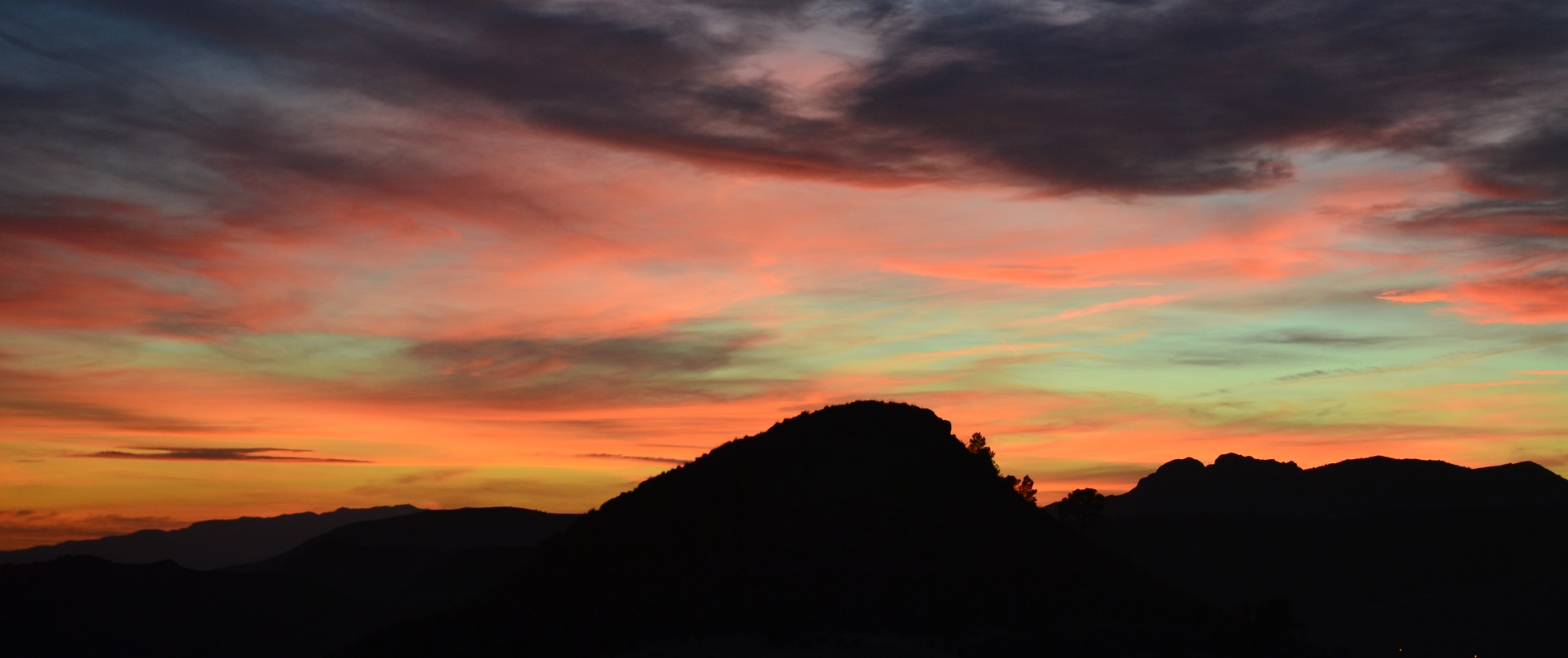 sunset evening red sky free photo