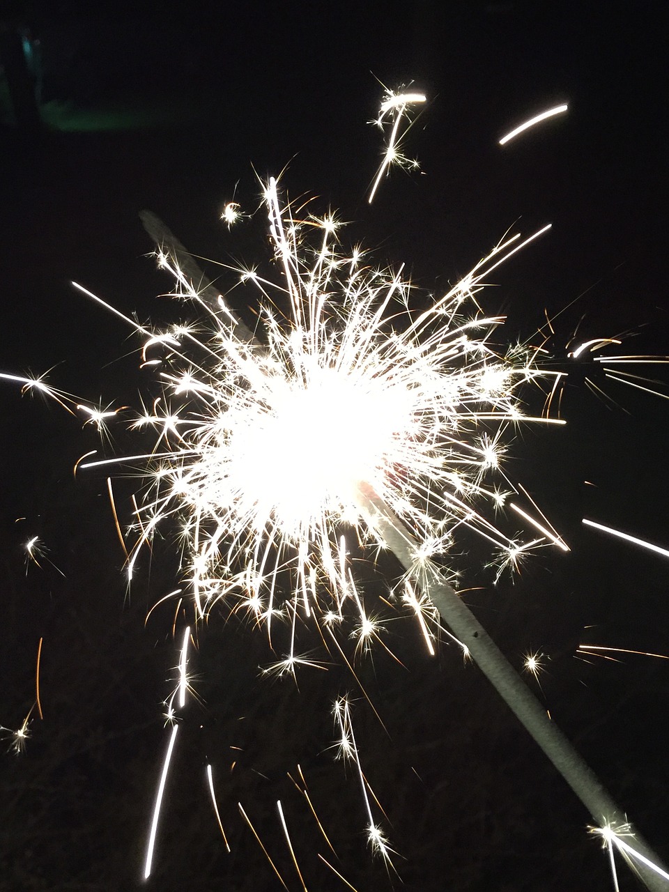 sparkler new year's eve new year's day free photo