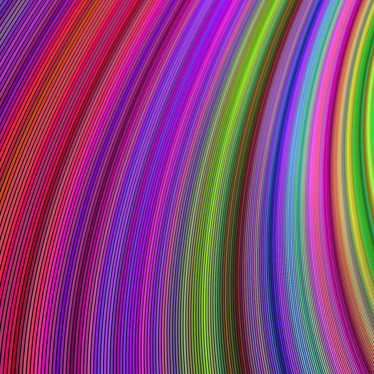 Abstract blurred multicolored swirl radial background spectrum