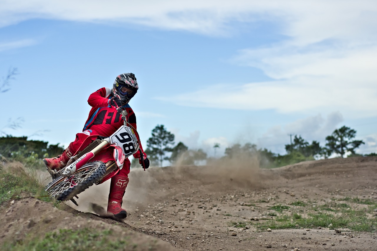 speed curve  motocross  rider free photo