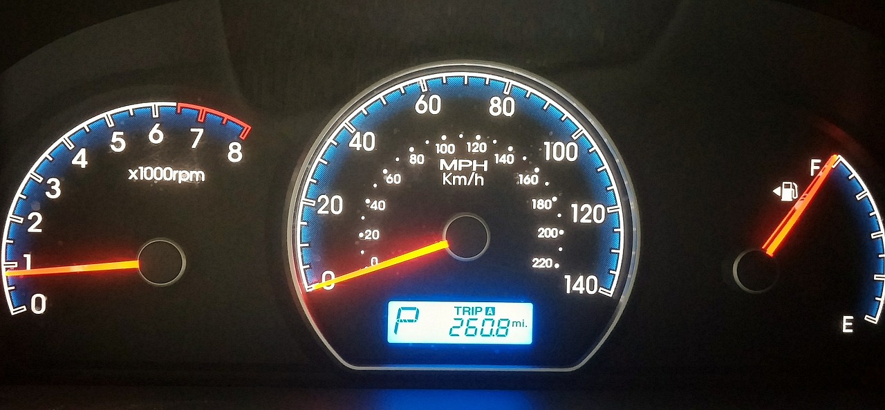 speedometer dashboard dashboard lights free photo