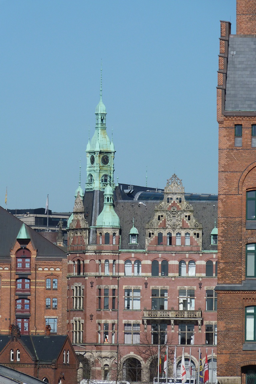 speicherstadt hamburg building free photo