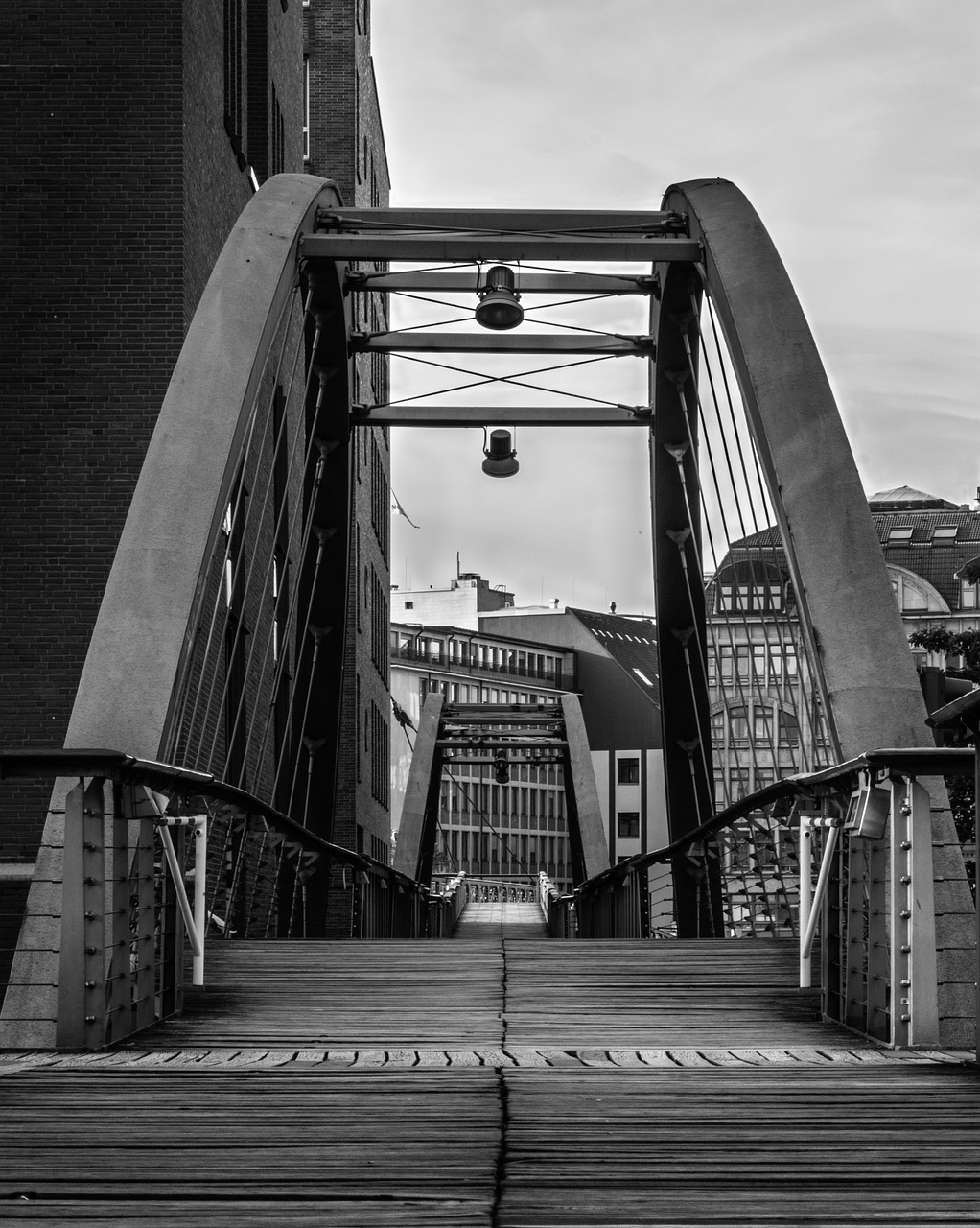 speicherstadt  hamburg  bridge free photo