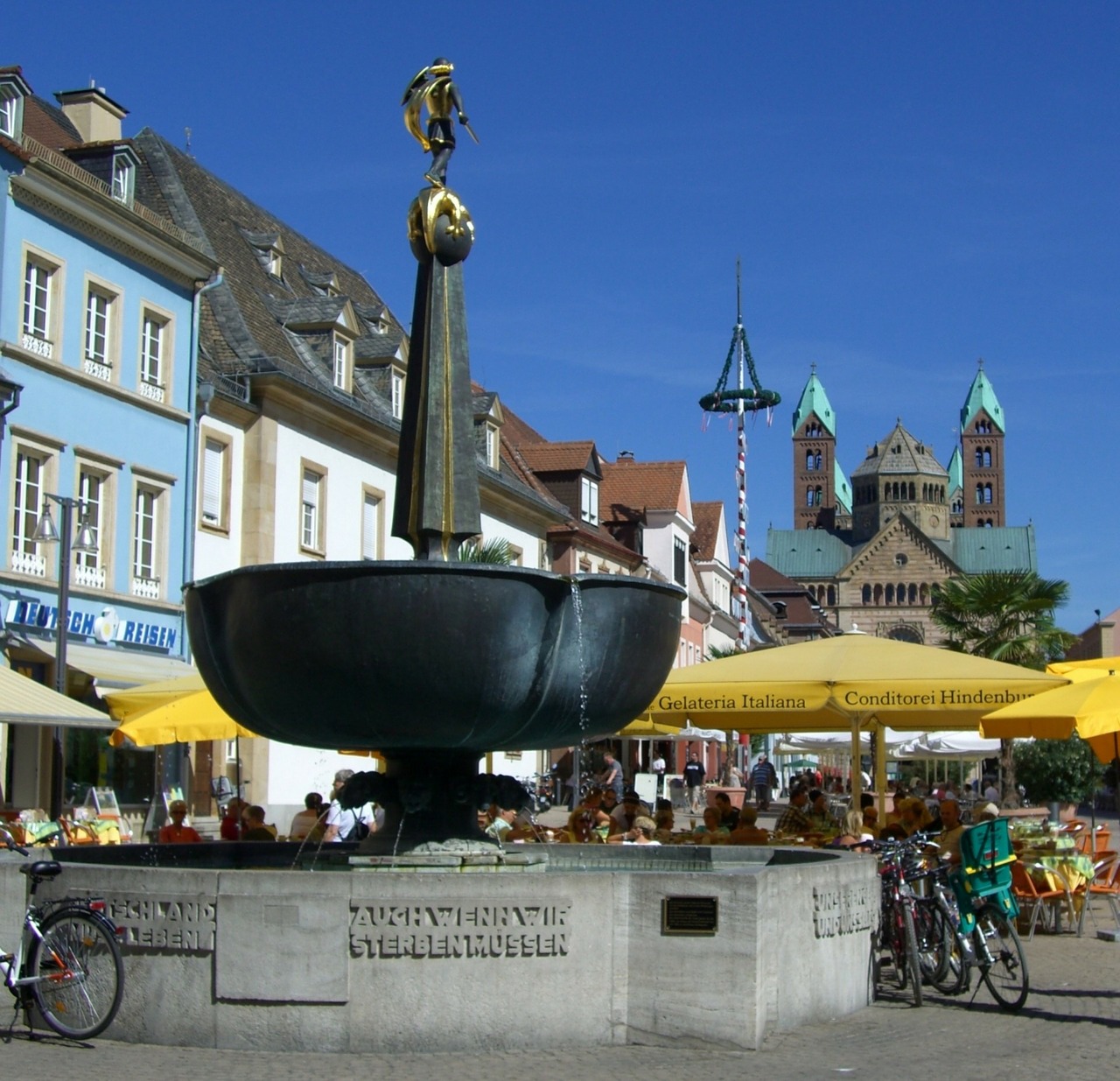 speyer george wells soldier fountain free photo