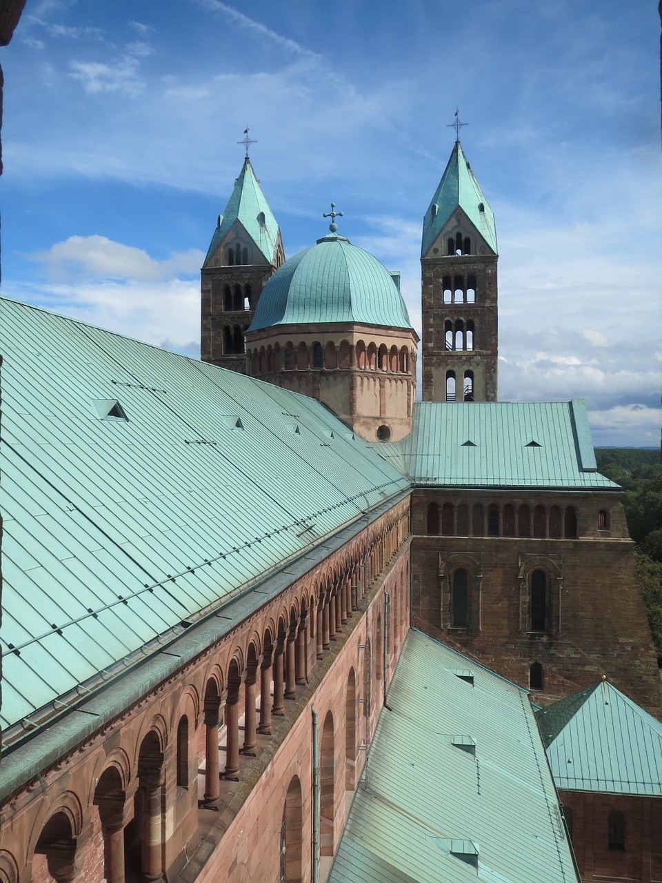 speyer cathedral roof free photo
