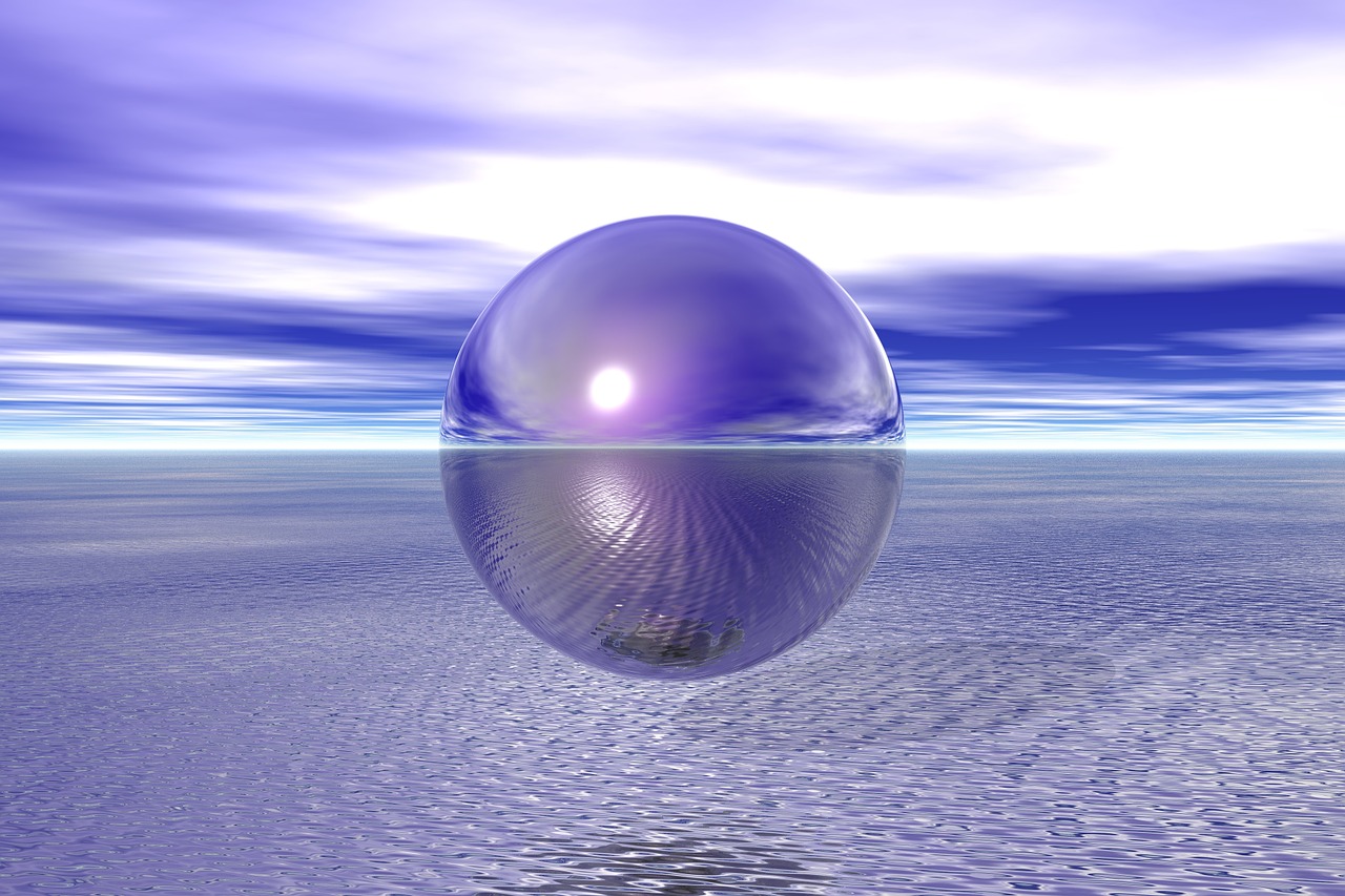 Edit Free Photo Of Sphere,reflection,sea,sky,water - Needpix.com