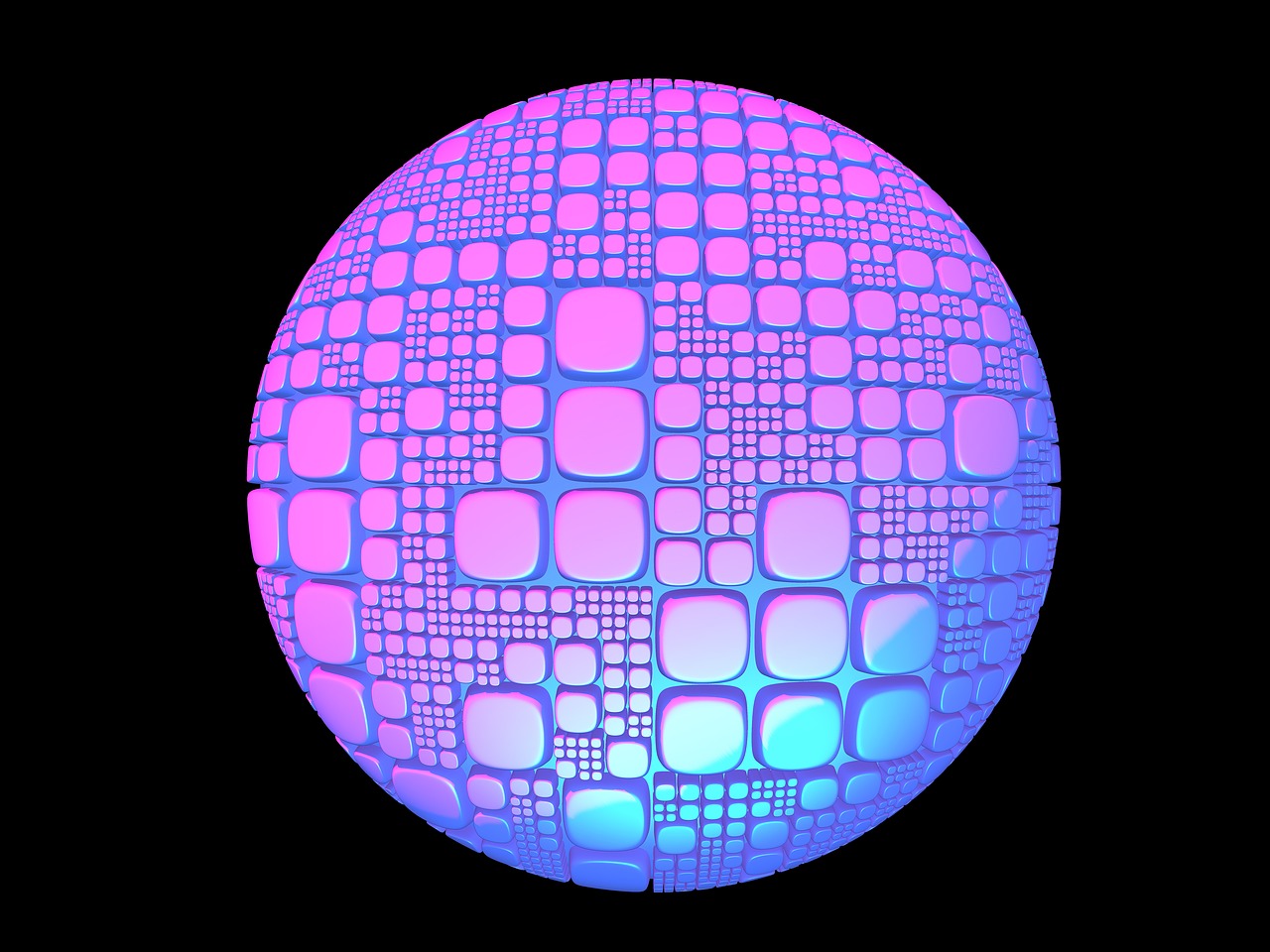 sphere 3d futuristic free photo