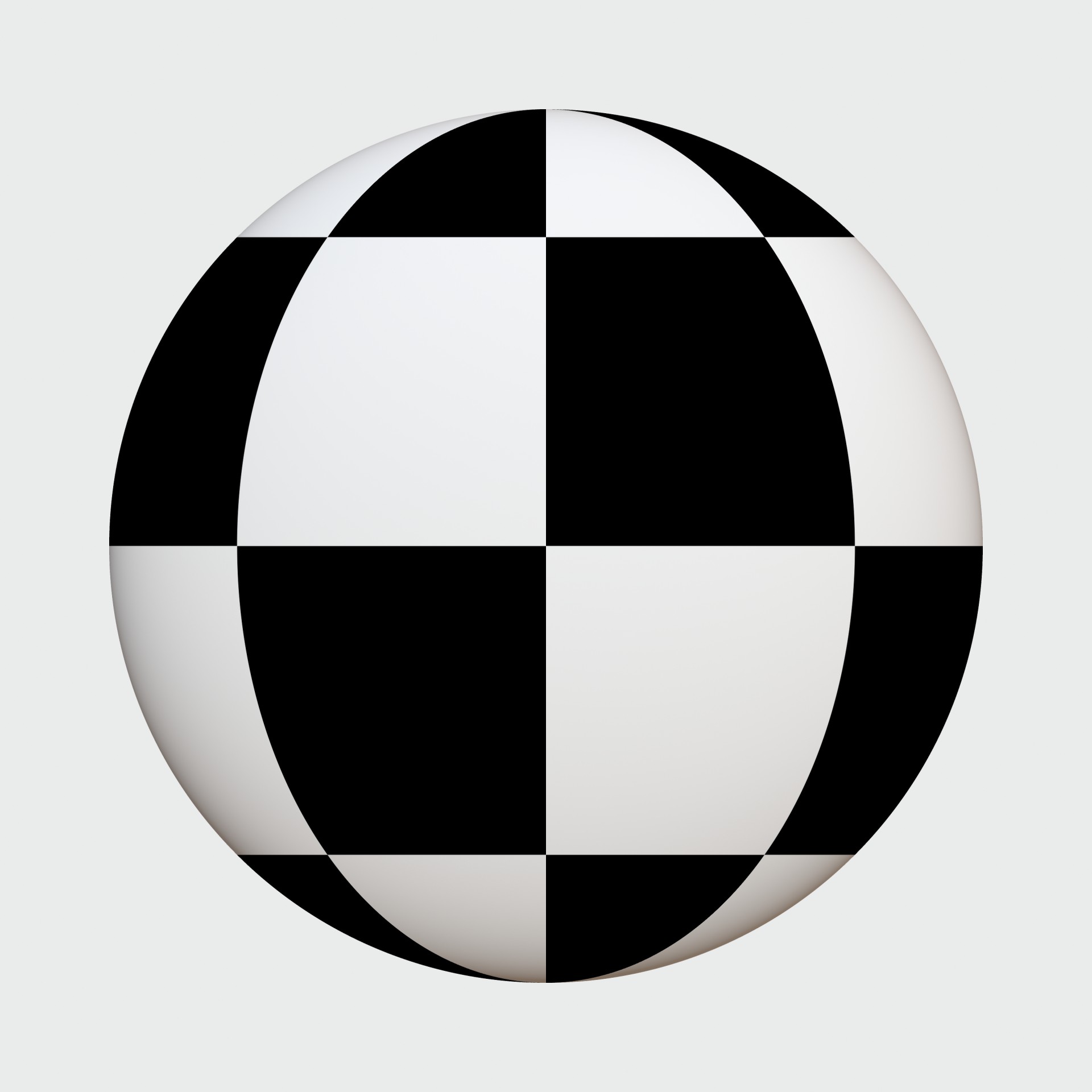 sphere projection checkered free photo