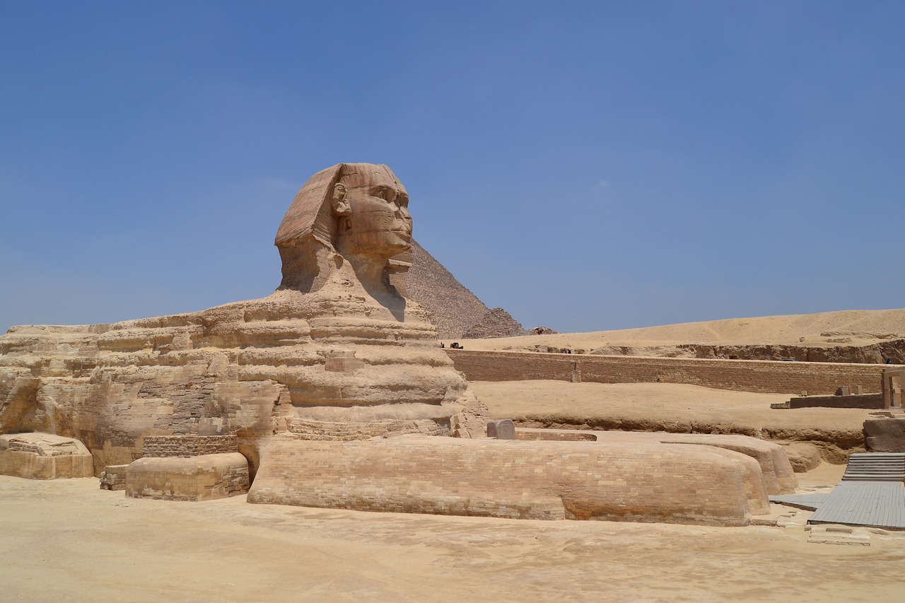 sphinx cairo egypt free photo